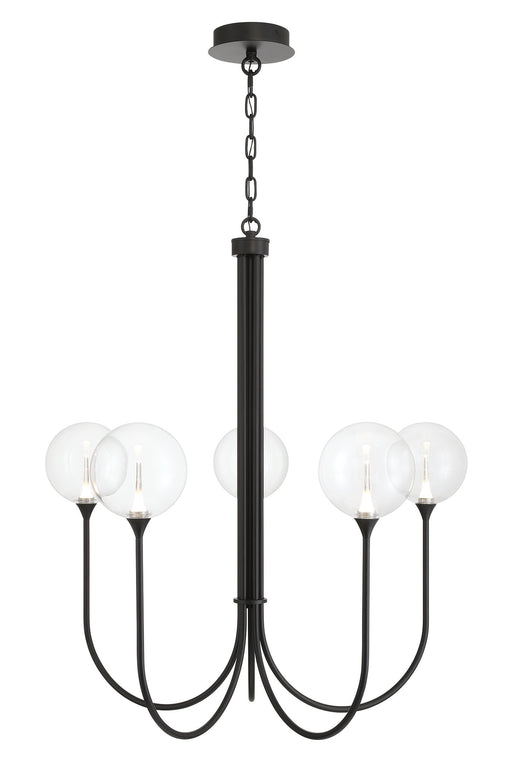 Eurofase 48923-019 Iissa 34" Matte Black LED Chandelier