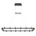 Eurofase 37048-013 Altamont 52" Satin Nickel-Black Mix LED Chandelier
