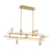 Eurofase 45719-011 Inizio 48" Matte Gold LED Chandelier