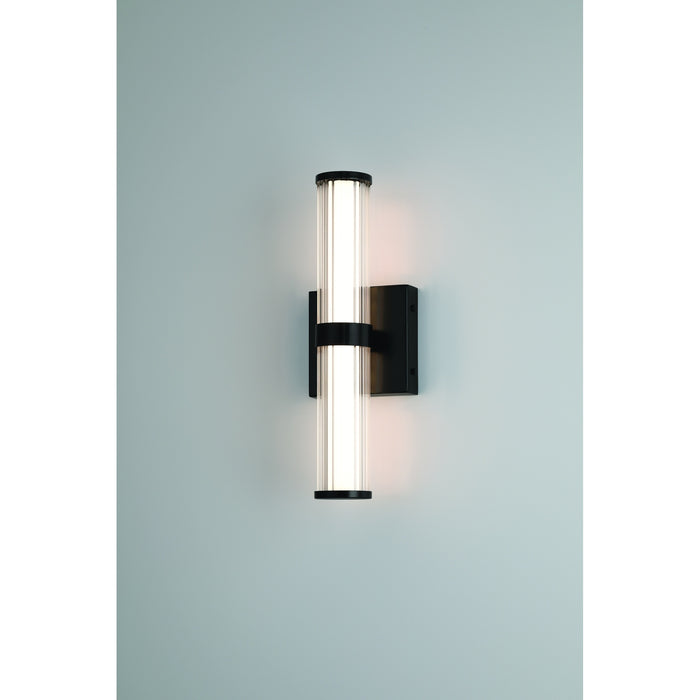 Eurofase 47123-021 Fayton 14" Matte Black LED Outdoor Wall Light