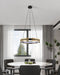 Chandelier Thesis 206937A Grazia 24 inch Matte Black and Brushed Gold LED Chandelier THESIS