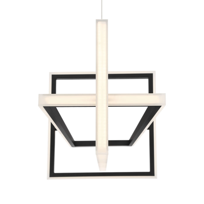 Eurofase 39323-019 Bordo 38" Matte Black LED Chandelier