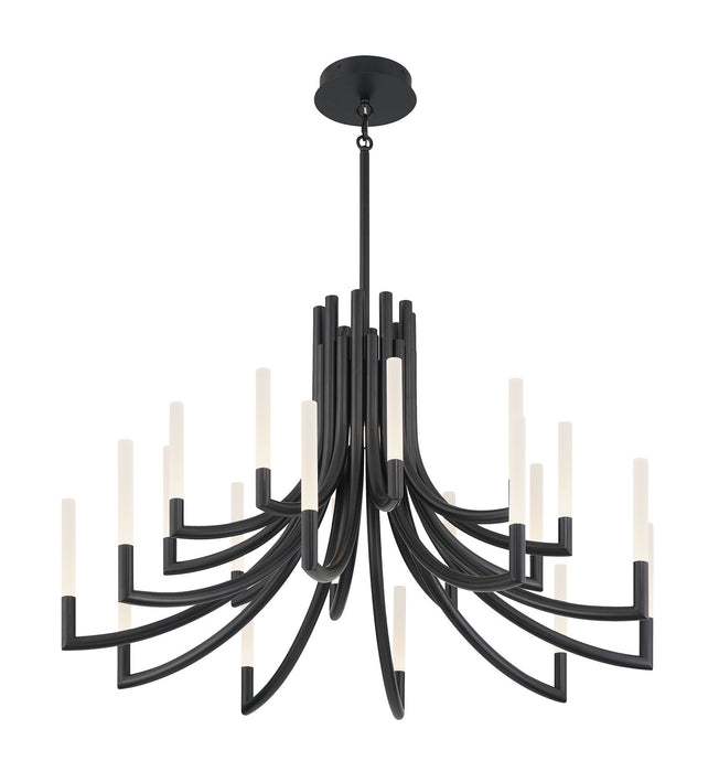 Eurofase 49012-033 Olette 42" Matte Black LED Chandelier