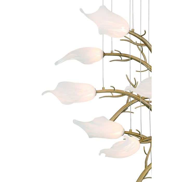 Eurofase 47229-013 Matera 23" Antique Gold LED Chandelier