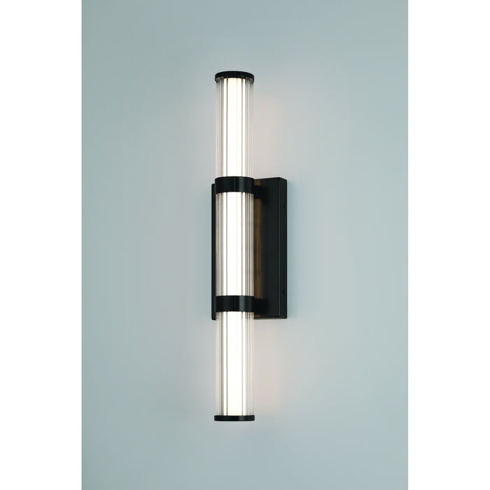 Eurofase 47124-028 Fayton 21" Matte Black LED Outdoor Wall Light