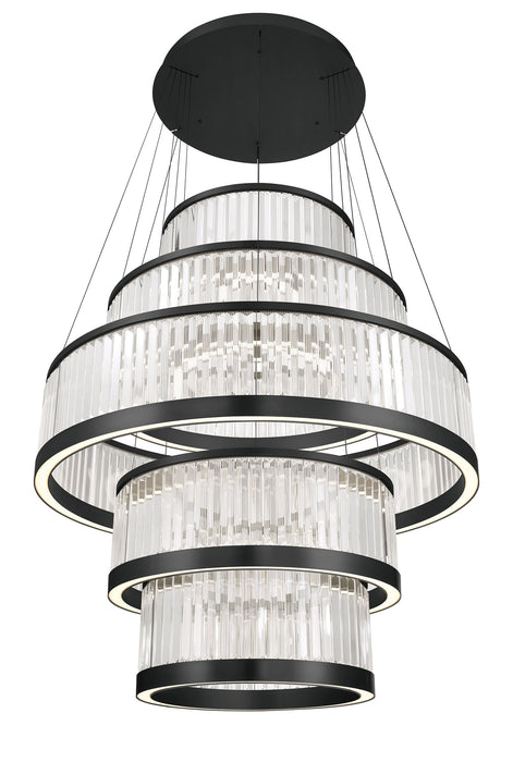 Eurofase 49350-029 Empra 47" Matte Black LED Chandelier