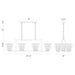 Eurofase 38867-019 Ricca 45" Chrome Chandelier