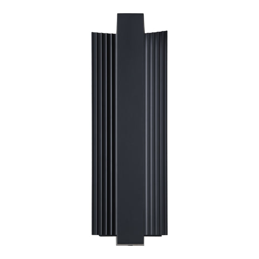 Exterior Wall Sconce Thesis 207068A Jubilee 18 inch Matte Black 5CCT LED Exterior Wall Sconce THESIS