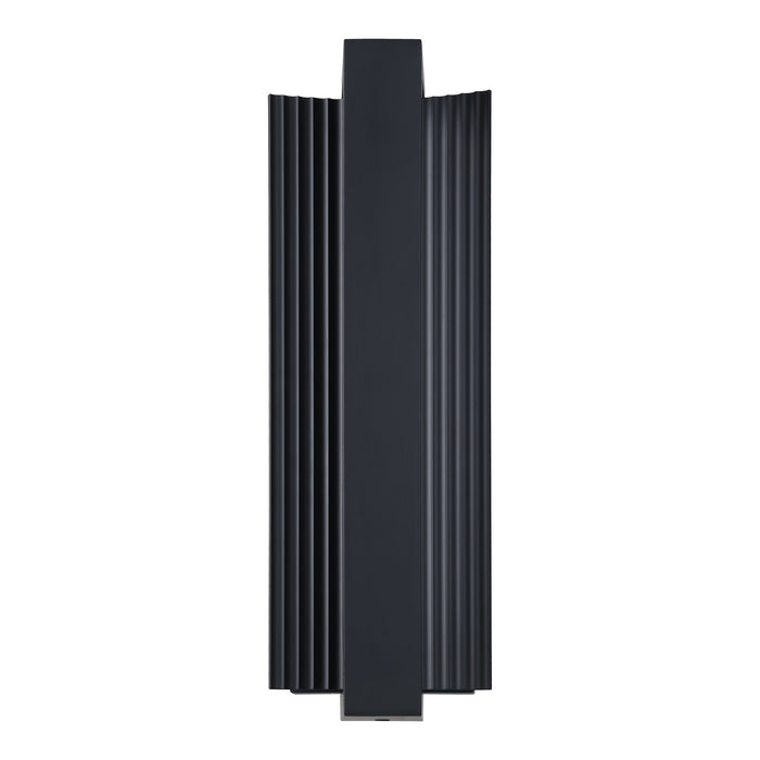 Exterior Wall Sconce Thesis 207068A Jubilee 18 inch Matte Black 5CCT LED Exterior Wall Sconce THESIS