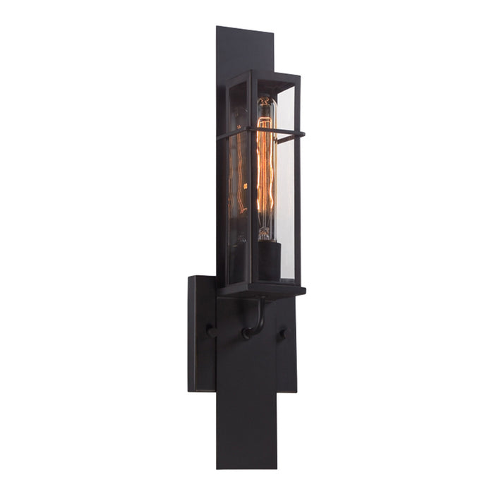 Eurofase 28053-019 Muller 19" Matte Black Outdoor Wall Light