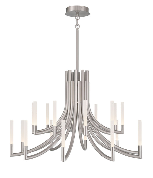 Eurofase 49012-026 Olette 42" Brushed Nickel LED Chandelier