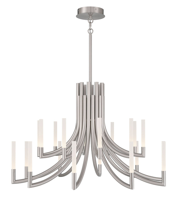 Eurofase 49012-026 Olette 42" Brushed Nickel LED Chandelier