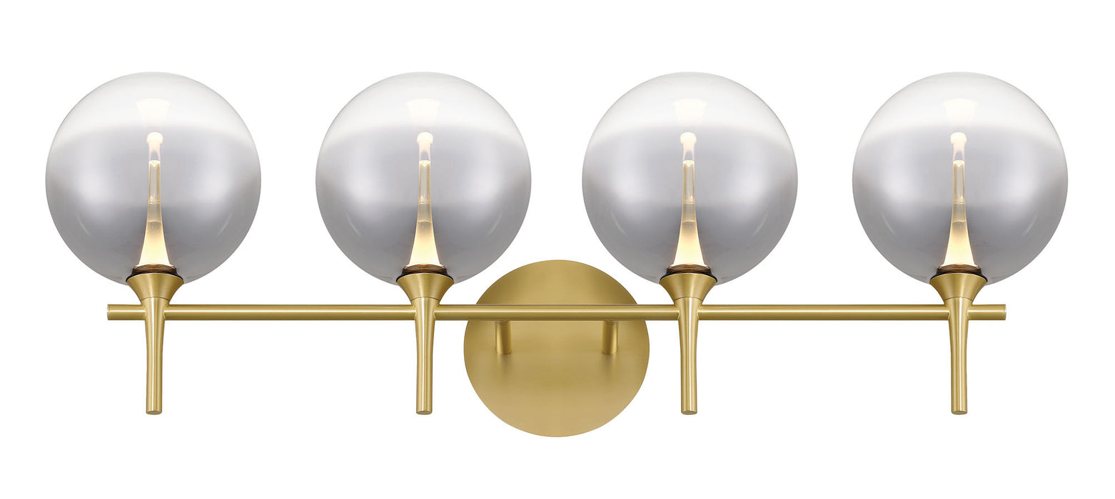 Eurofase 48916-028 Iissa 4-Light Gold LED Vanity Light