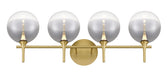 Eurofase 48916-028 Iissa 4-Light Gold LED Vanity Light