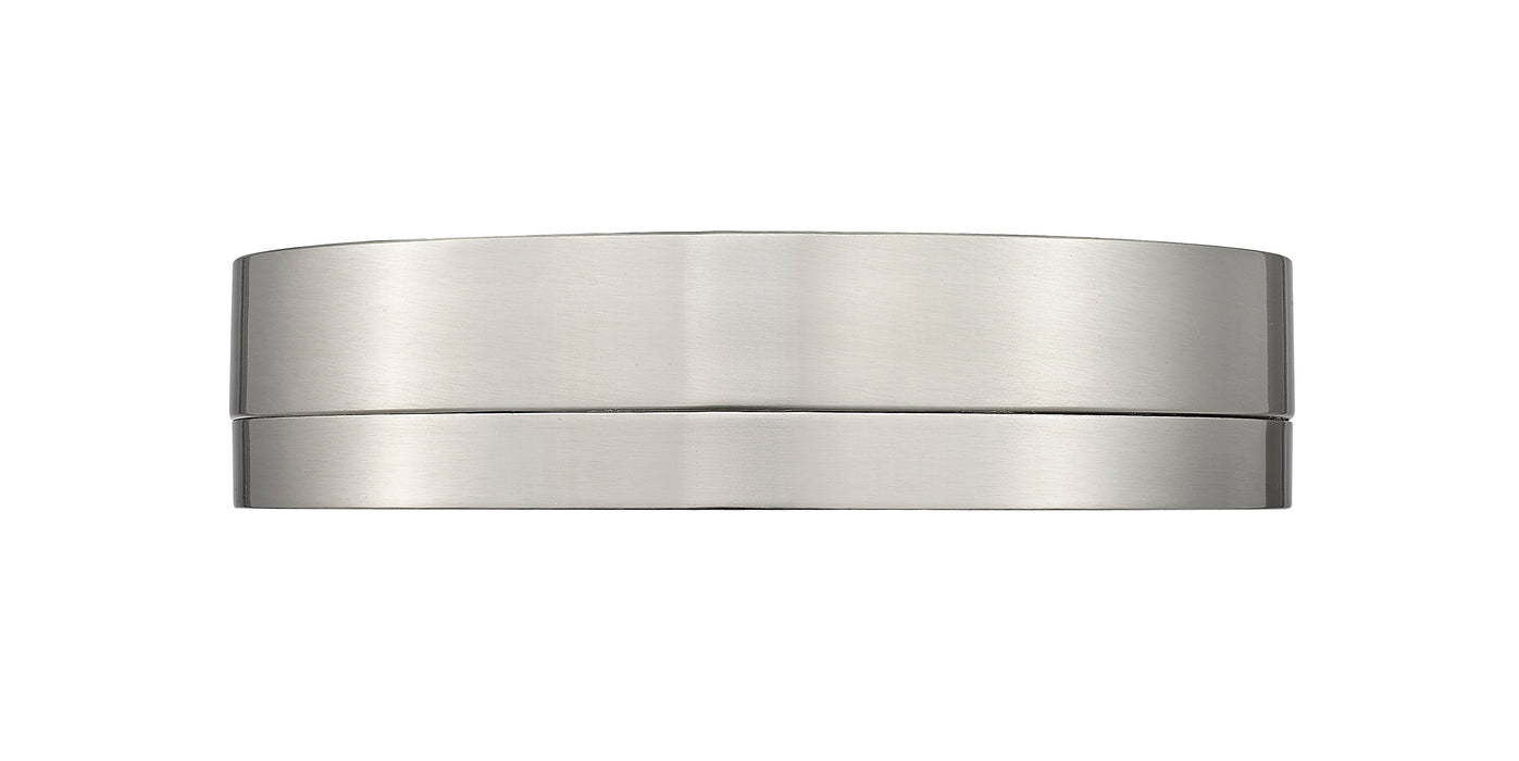 Flush Mount Z-Lite 1006F12-BN-LED Brushed Nickel Algar 1 Light Flush Mount Z-Lite