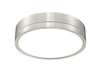 Flush Mount Z-Lite 1006F12-BN-LED Brushed Nickel Algar 1 Light Flush Mount Z-Lite