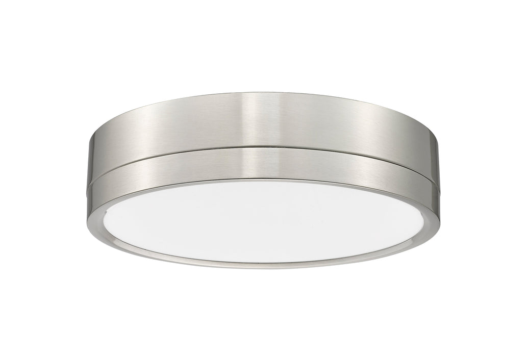 Flush Mount Z-Lite 1006F12-BN-LED Brushed Nickel Algar 1 Light Flush Mount Z-Lite