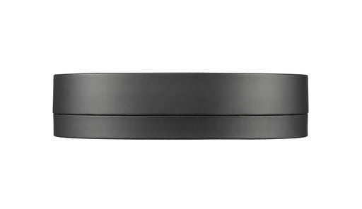 Flush Mount Z-Lite 1006F12-MB-LED Matte Black Algar 1 Light Flush Mount Z-Lite