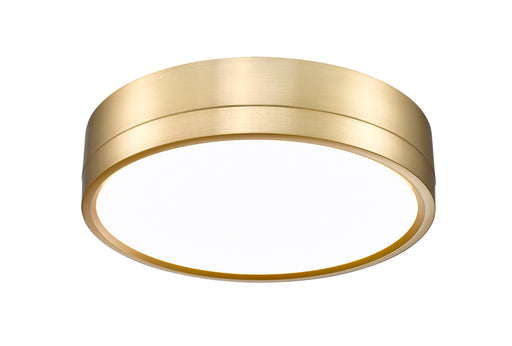 Flush Mount Z-Lite 1006F12-MGLD-LED Modern Gold Algar 1 Light Flush Mount Z-Lite