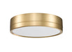 Flush Mount Z-Lite 1006F12-MGLD-LED Modern Gold Algar 1 Light Flush Mount Z-Lite