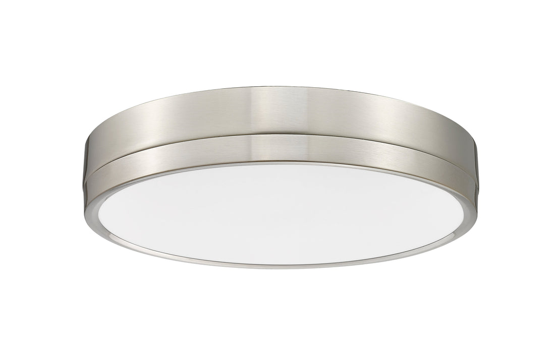 Flush Mount Z-Lite 1006F16-BN-LED Brushed Nickel Algar 1 Light Flush Mount Z-Lite