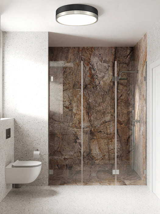 Flush Mount Z-Lite 1006F16-MB-BN-LED Matte Black + Brushed Nickel Algar 1 Light Flush Mount Z-Lite