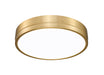 Flush Mount Z-Lite 1006F16-MGLD-LED Modern Gold Algar 1 Light Flush Mount Z-Lite