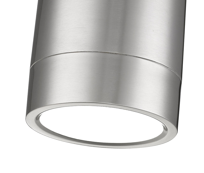 Flush Mount Z-Lite 1006F6-BN-LED Brushed Nickel Algar 1 Light Flush Mount Z-Lite