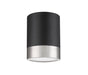 Flush Mount Z-Lite 1006F6-MB-BN-LED Matte Black + Brushed Nickel Algar 1 Light Flush Mount Z-Lite
