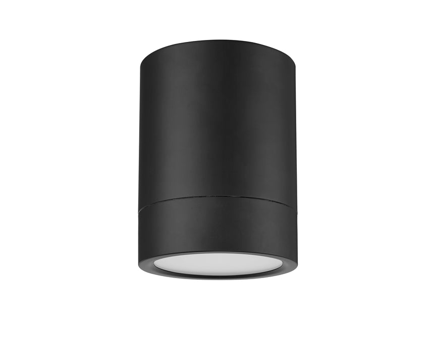 Flush Mount Z-Lite 1006F6-MB-LED Matte Black Algar 1 Light Flush Mount Z-Lite