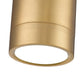 Flush Mount Z-Lite 1006F6-MGLD-LED Modern Gold Algar 1 Light Flush Mount Z-Lite
