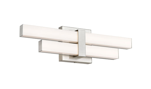 Vanity Z-Lite 1008-18W-BN-LED Brushed Nickel Zane 2 Light Vanity Z-Lite