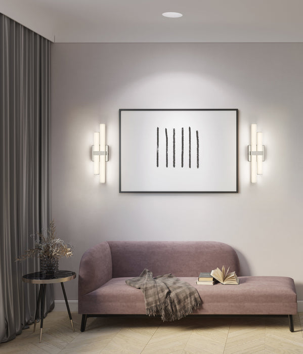 Vanity Z-Lite 1008-18W-BN-LED Brushed Nickel Zane 2 Light Vanity Z-Lite