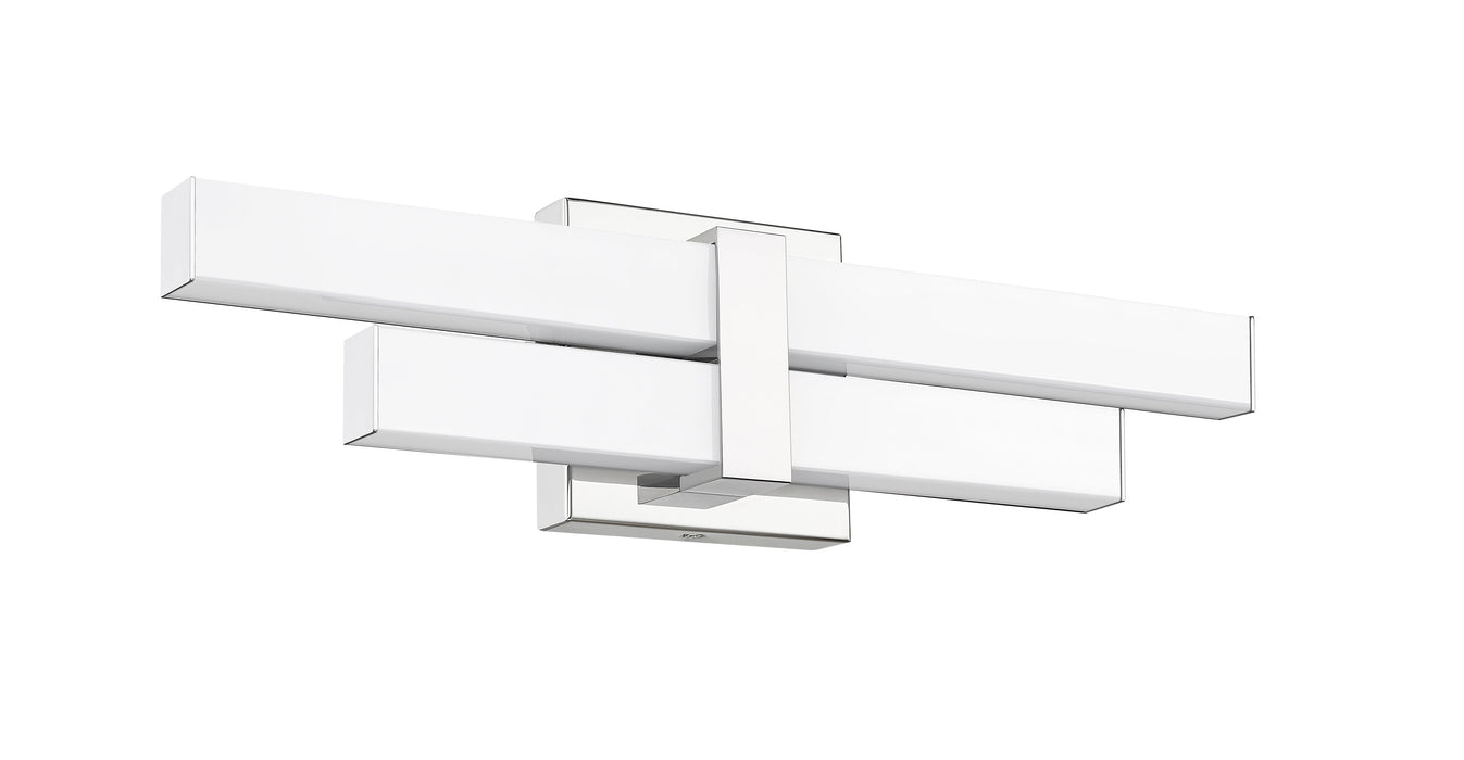 Vanity Z-Lite 1008-18W-CH-LED Chrome Zane 2 Light Vanity Z-Lite