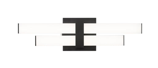 Vanity Z-Lite 1008-18W-MB-LED Matte Black Zane 2 Light Vanity Z-Lite