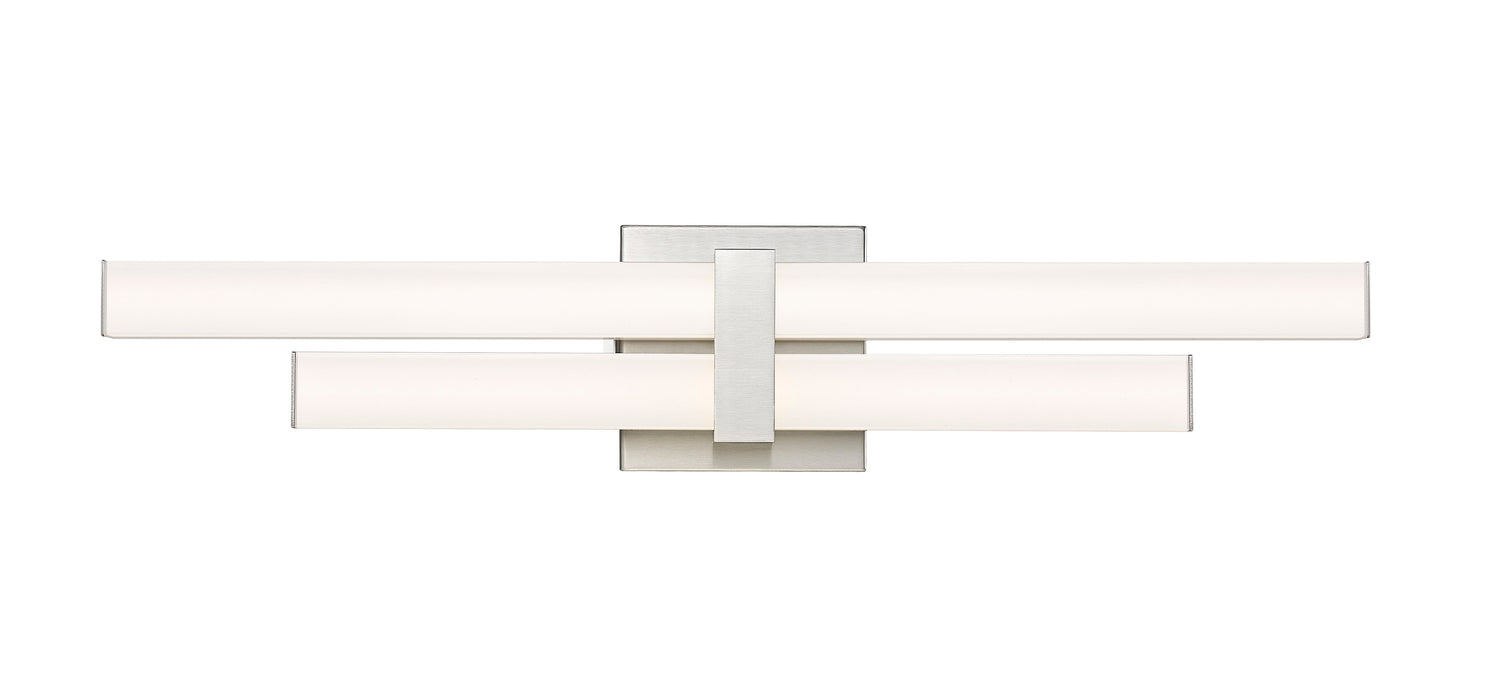 Vanity Z-Lite 1008-25W-BN-LED Brushed Nickel Zane 2 Light Vanity Z-Lite