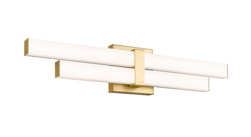 Vanity Z-Lite 1008-25W-MGLD-LED Modern Gold Zane 2 Light Vanity Z-Lite