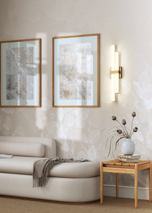 Vanity Z-Lite 1008-25W-MGLD-LED Modern Gold Zane 2 Light Vanity Z-Lite