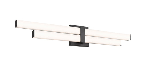 Vanity Z-Lite 1008-32W-MB-LED Matte Black Zane 2 Light Vanity Z-Lite