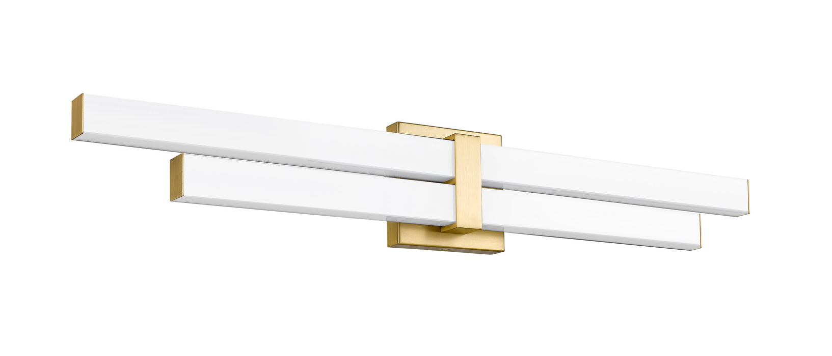 Vanity Z-Lite 1008-32W-MGLD-LED Modern Gold Zane 2 Light Vanity Z-Lite
