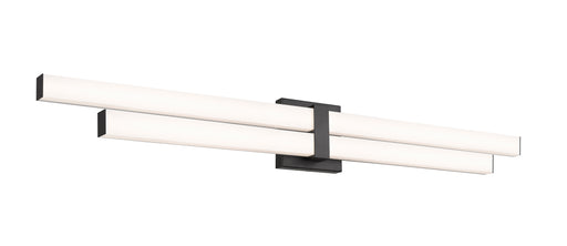 Vanity Z-Lite 1008-40W-MB-LED Matte Black Zane 2 Light Vanity Z-Lite