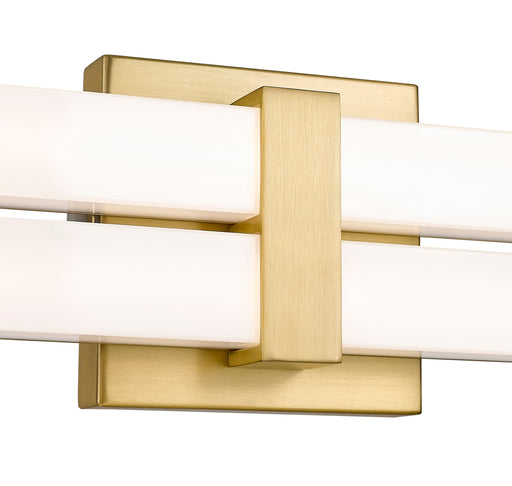 Vanity Z-Lite 1008-40W-MGLD-LED Modern Gold Zane 2 Light Vanity Z-Lite