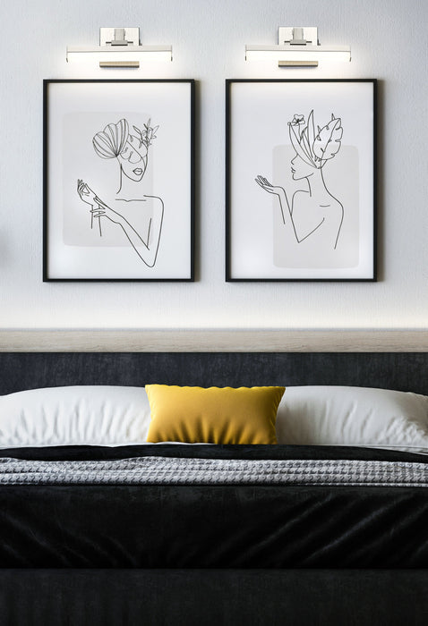 Vanity Z-Lite 1009-13W-BN-LED Brushed Nickel Liam 1 Light Vanity Z-Lite