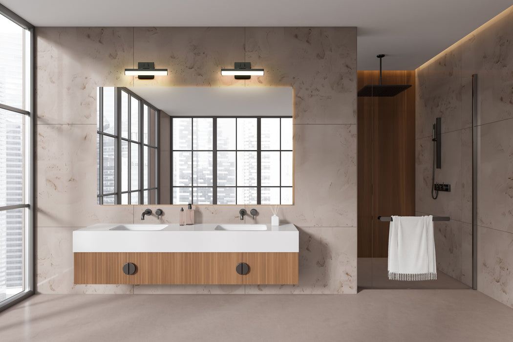 Vanity Z-Lite 1009-13W-MB-LED Matte Black Liam 1 Light Vanity Z-Lite