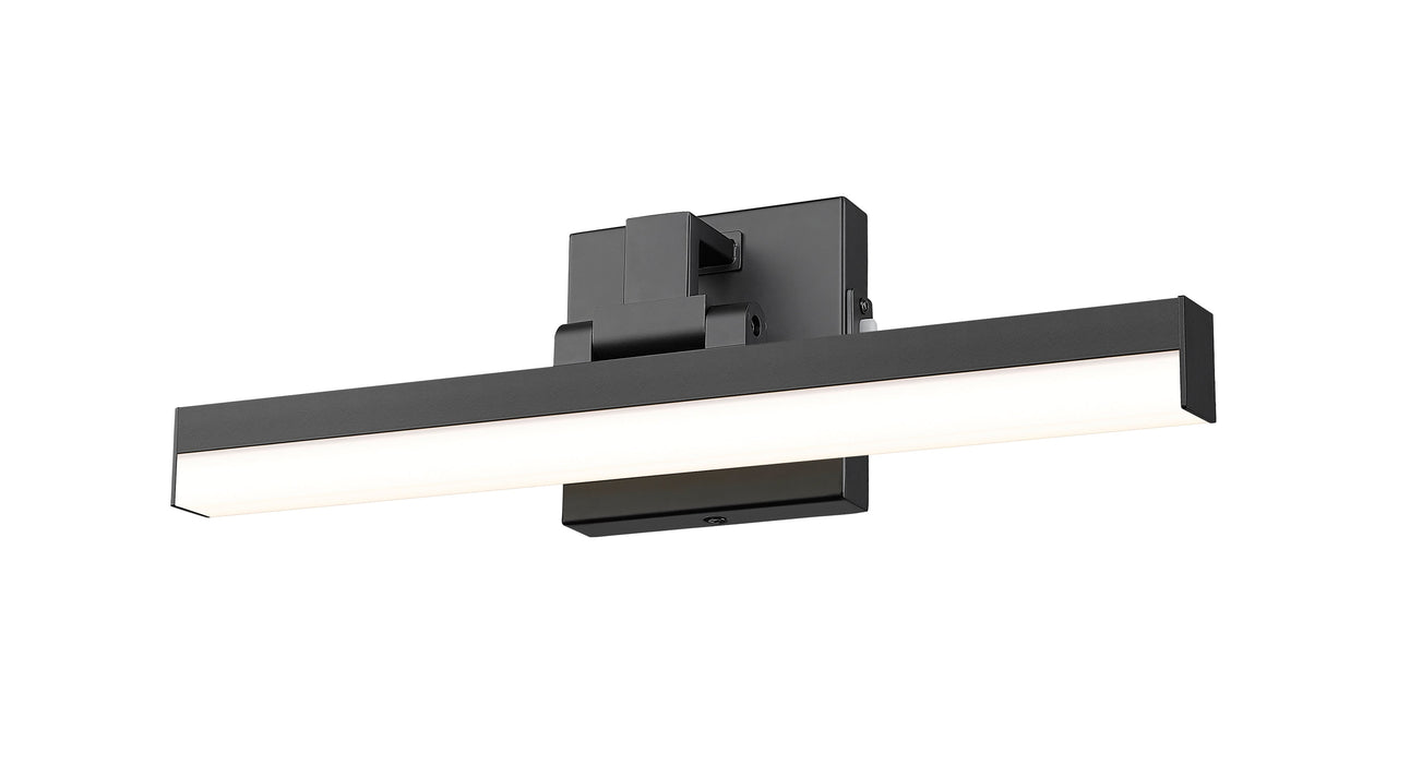 Vanity Z-Lite 1009-18W-MB-LED Matte Black Liam 1 Light Vanity Z-Lite