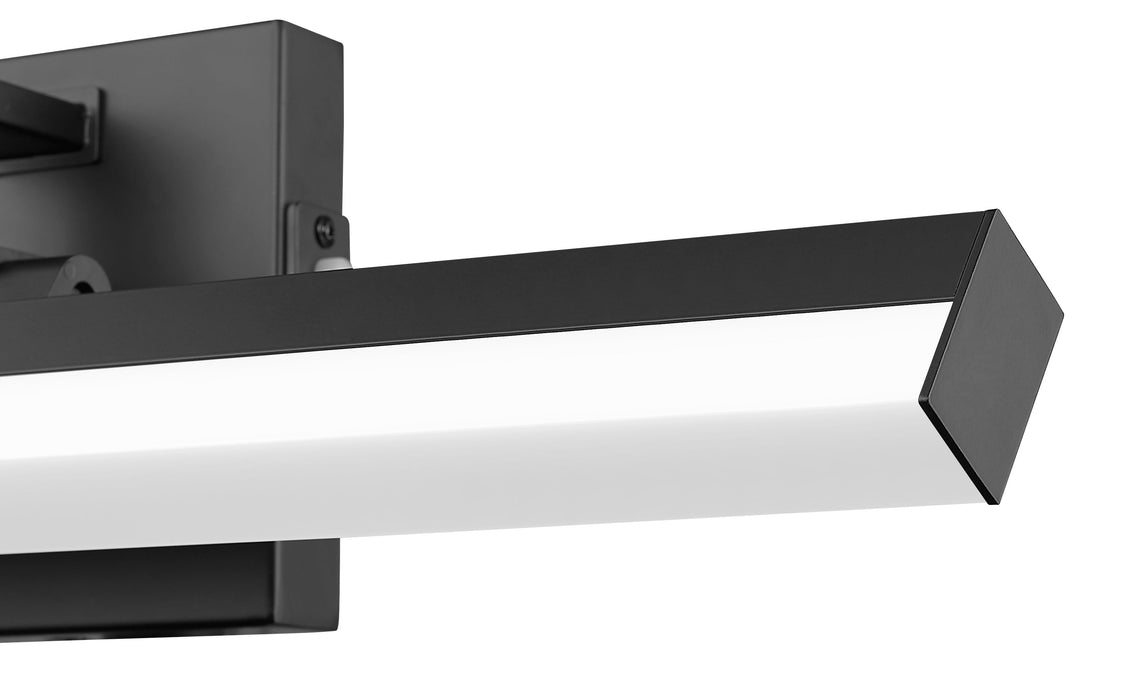 Vanity Z-Lite 1009-18W-MB-LED Matte Black Liam 1 Light Vanity Z-Lite