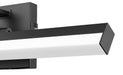 Vanity Z-Lite 1009-18W-MB-LED Matte Black Liam 1 Light Vanity Z-Lite