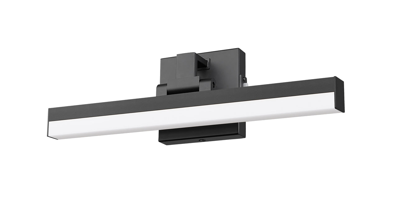 Vanity Z-Lite 1009-18W-MB-LED Matte Black Liam 1 Light Vanity Z-Lite