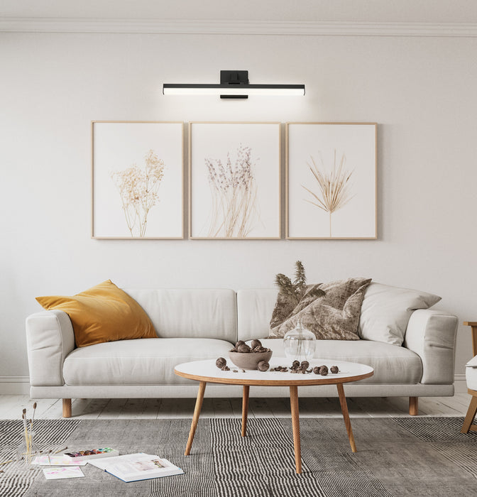 Vanity Z-Lite 1009-25W-MB-LED Matte Black Liam 1 Light Vanity Z-Lite