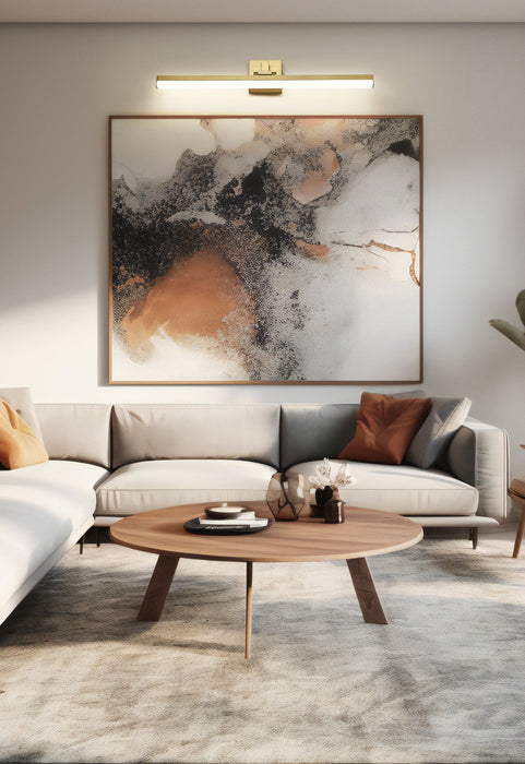 Vanity Z-Lite 1009-32W-MGLD-LED Modern Gold Liam 1 Light Vanity Z-Lite